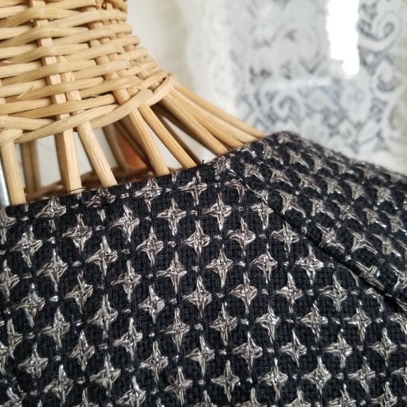 Macy Black & Gold Button Jacket Blazer Size 8 NWT - Picture 6 of 8